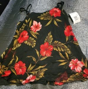 Swimsuit with built in cover up